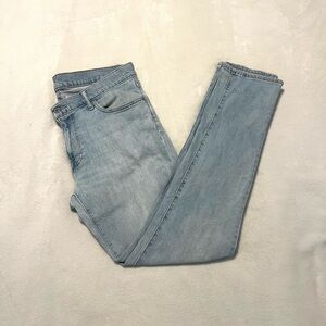 Abercrombie & Fitch-Langdon Slim Stretch Light Blue Denim Jeans Size 34”W 32”L